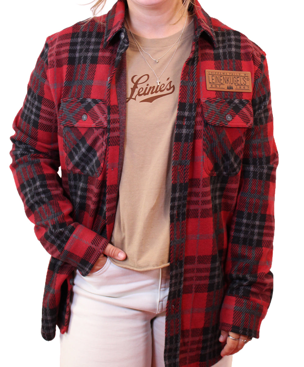 Cabernet Patch Flannel