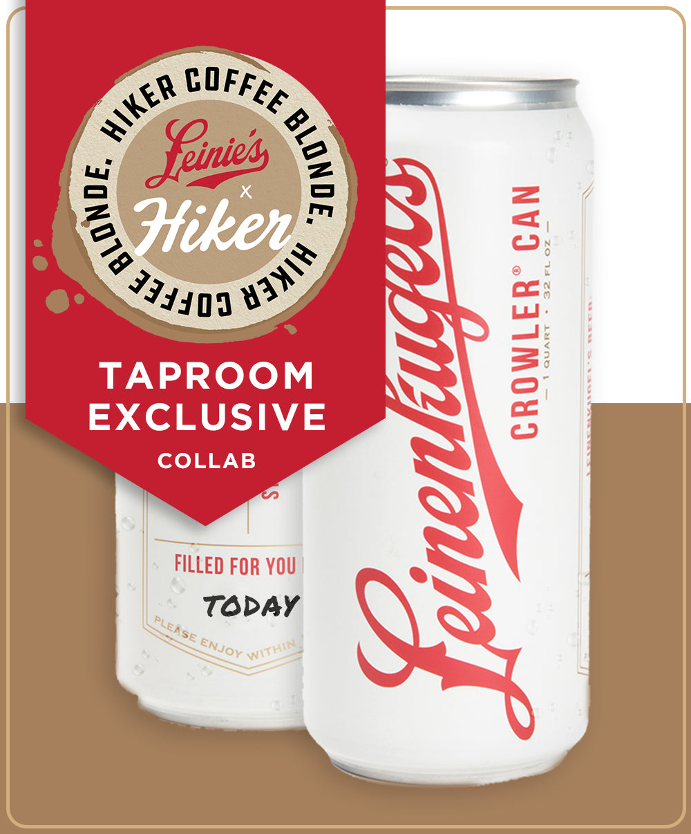 Hiker Coffee Blonde Crowler – Leinie Lodge