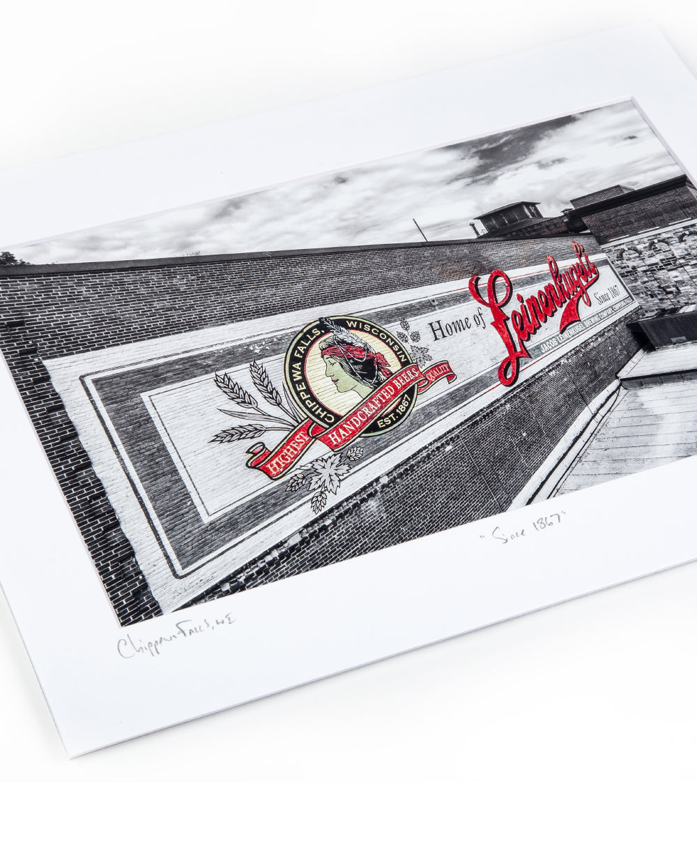 5X7 MATTED BLACK & WHITE MURAL