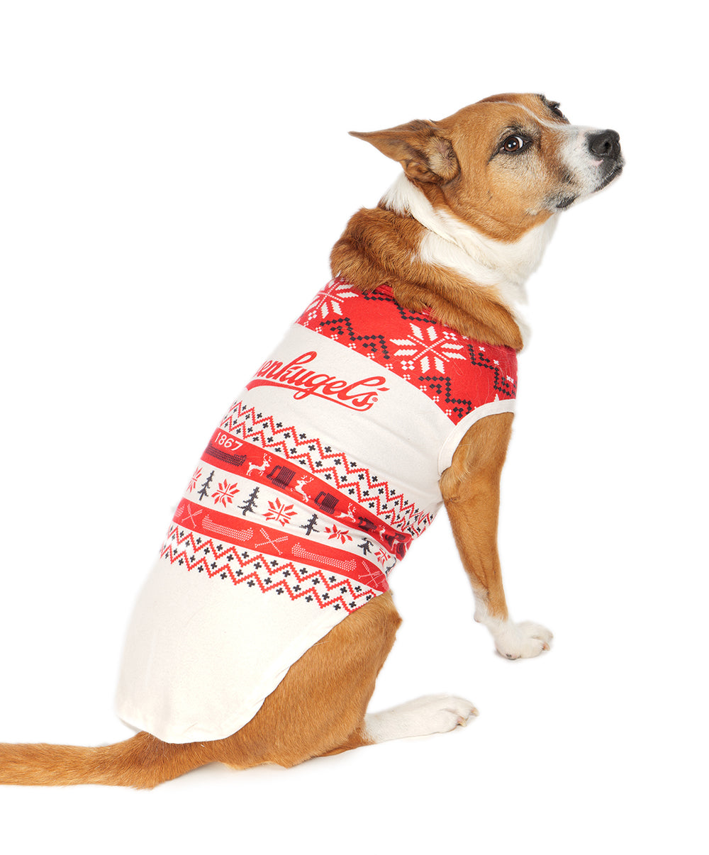 dogs in christmas sweaters