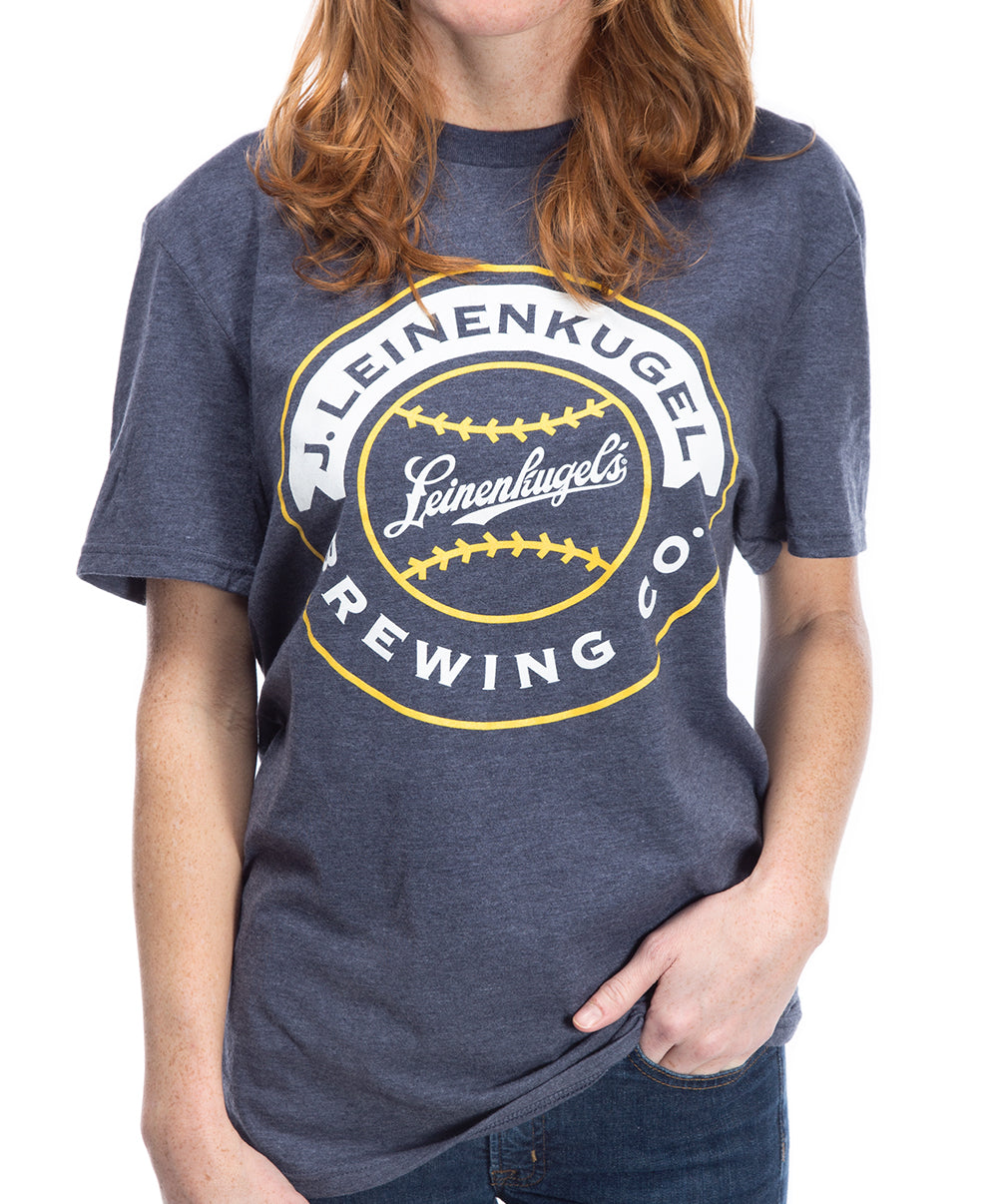 Lawrence Beer Company – Powder Blue Baseball T Shirt