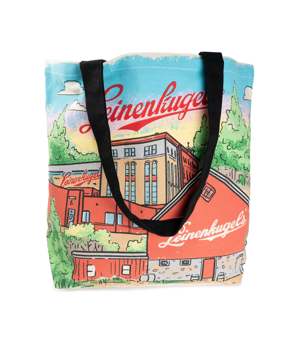 BREWERY SCENE TOTE BAG