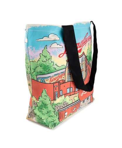 BREWERY SCENE TOTE BAG