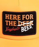 HERE FOR THE BEER TRUCKER HAT