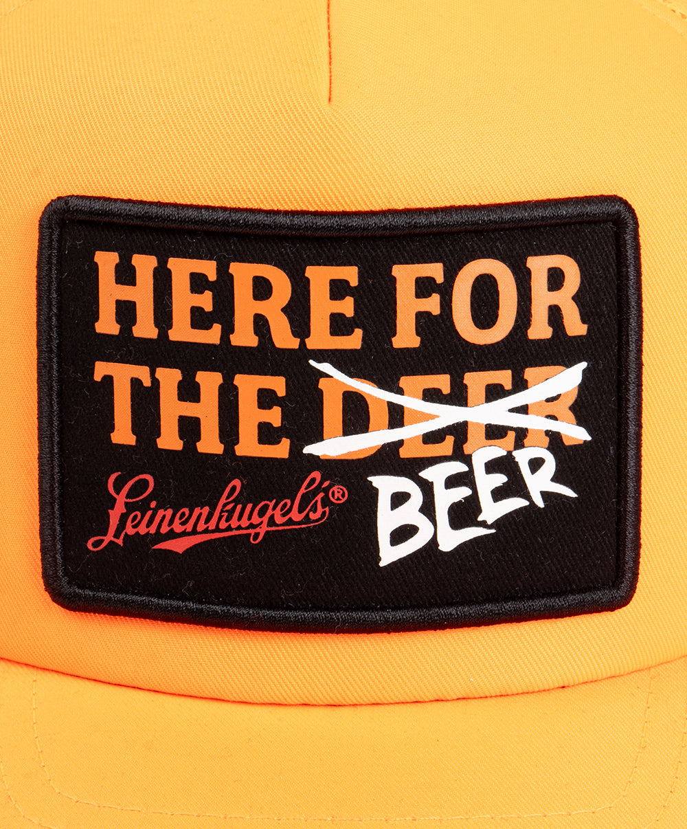 HERE FOR THE BEER TRUCKER HAT