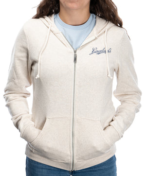 LADIES OATMEAL STAN HOODIE