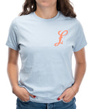 LADIES ICE BLUE TEE