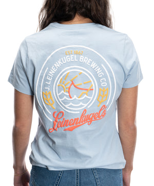 LADIES ICE BLUE TEE