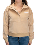 LADIES CARMEN CORD HALF ZIP