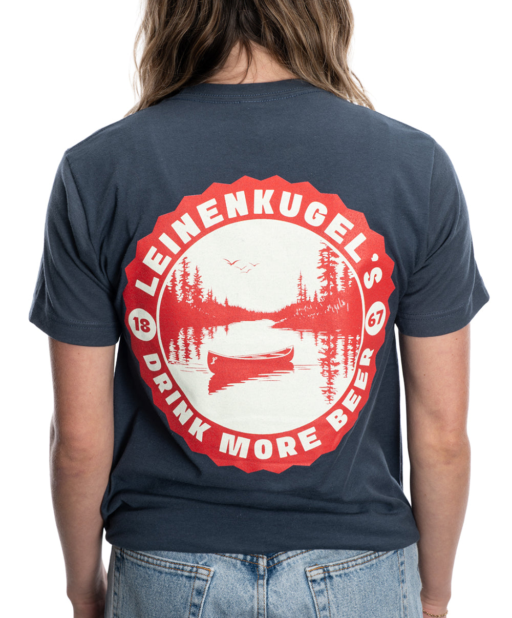 Drink More Beer Indigo Tee