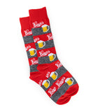 RED LEINIES BEER MUGS SOCKS