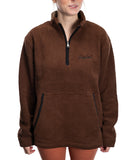 Espresso Fleece Qtr Zip