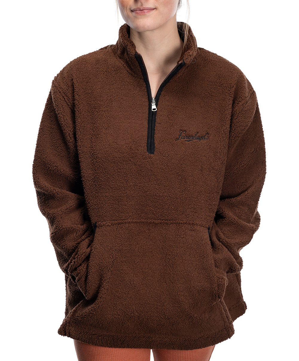 Espresso Fleece Qtr Zip