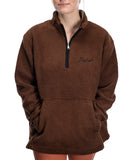 Espresso Fleece Qtr Zip