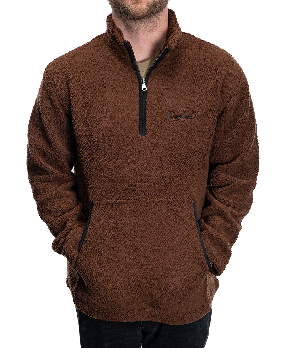 Espresso Fleece Qtr Zip