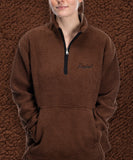 Espresso Fleece Qtr Zip