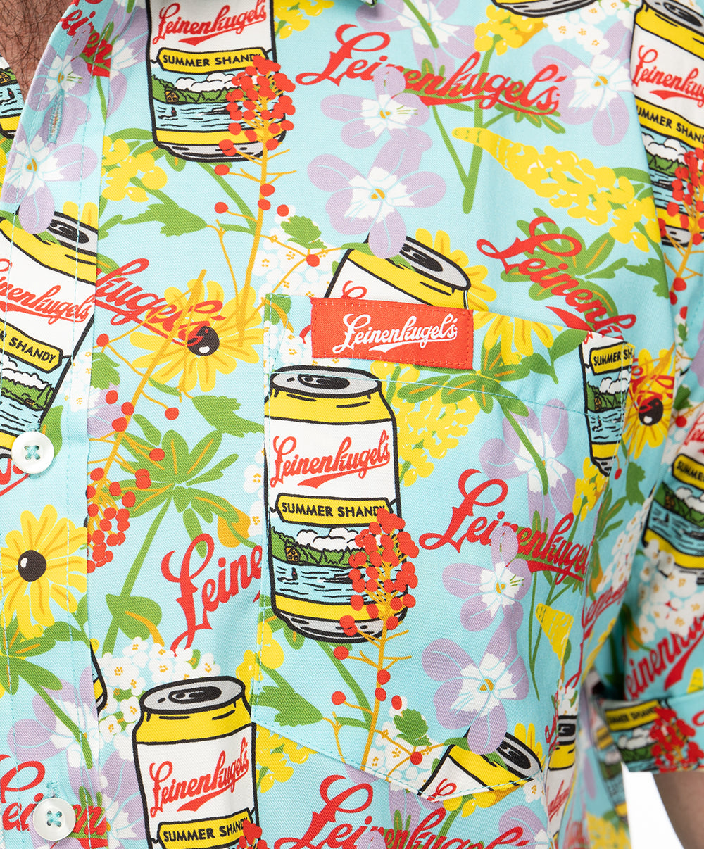 FLORAL SHANDY BUTTON UP
