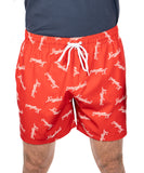 RED LEINENKUGELS BOARD SHORTS