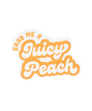 MINI GRAB JUCIY PEACH STICKER