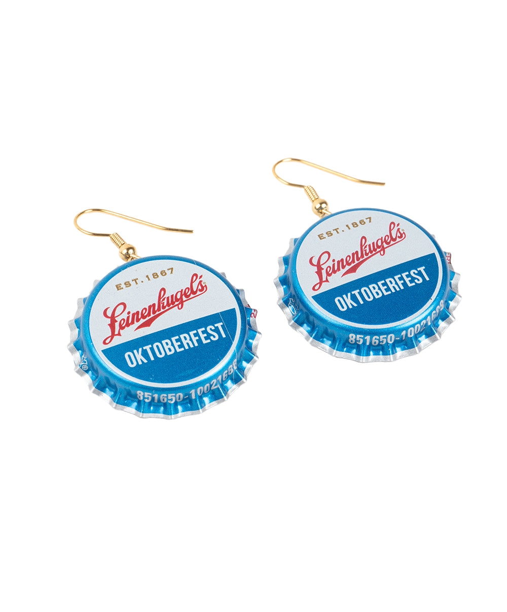 BOTTLE CAP EARRINGS OKTOBERFEST