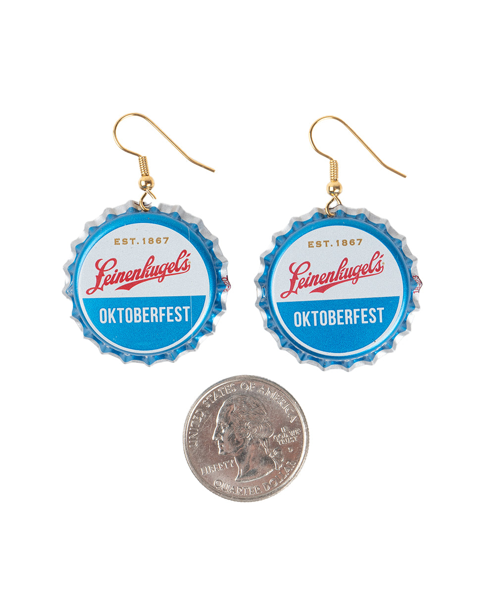 BOTTLE CAP EARRINGS OKTOBERFEST