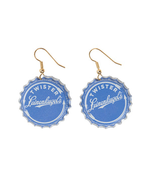 BOTTLE CAP EARRINGS LEINIE LIGHT