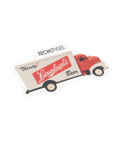 MINI BEER TRUCK STICKER