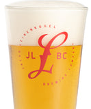 CLEAR BREWING PINT GLASS