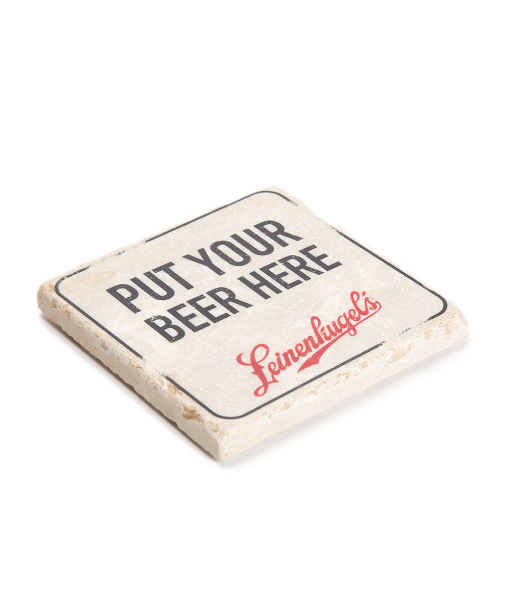 BEER HERE COASTER