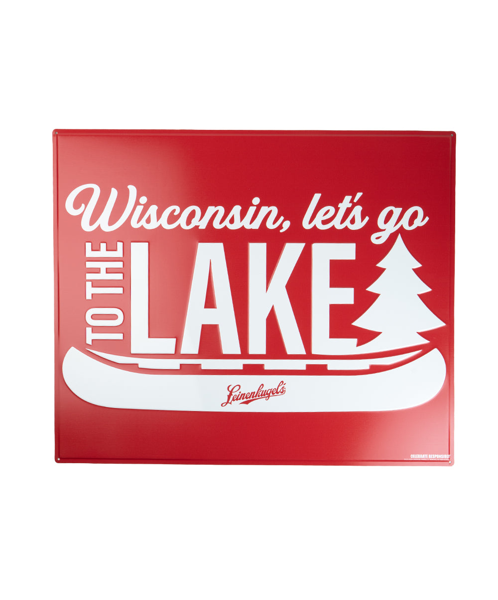 To the Lake Metal Sign