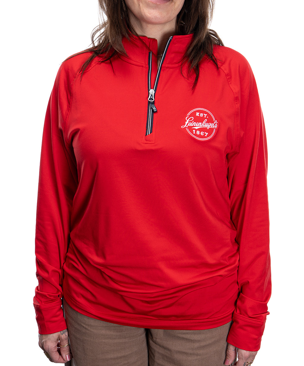 Ryder Red Qtr Zip