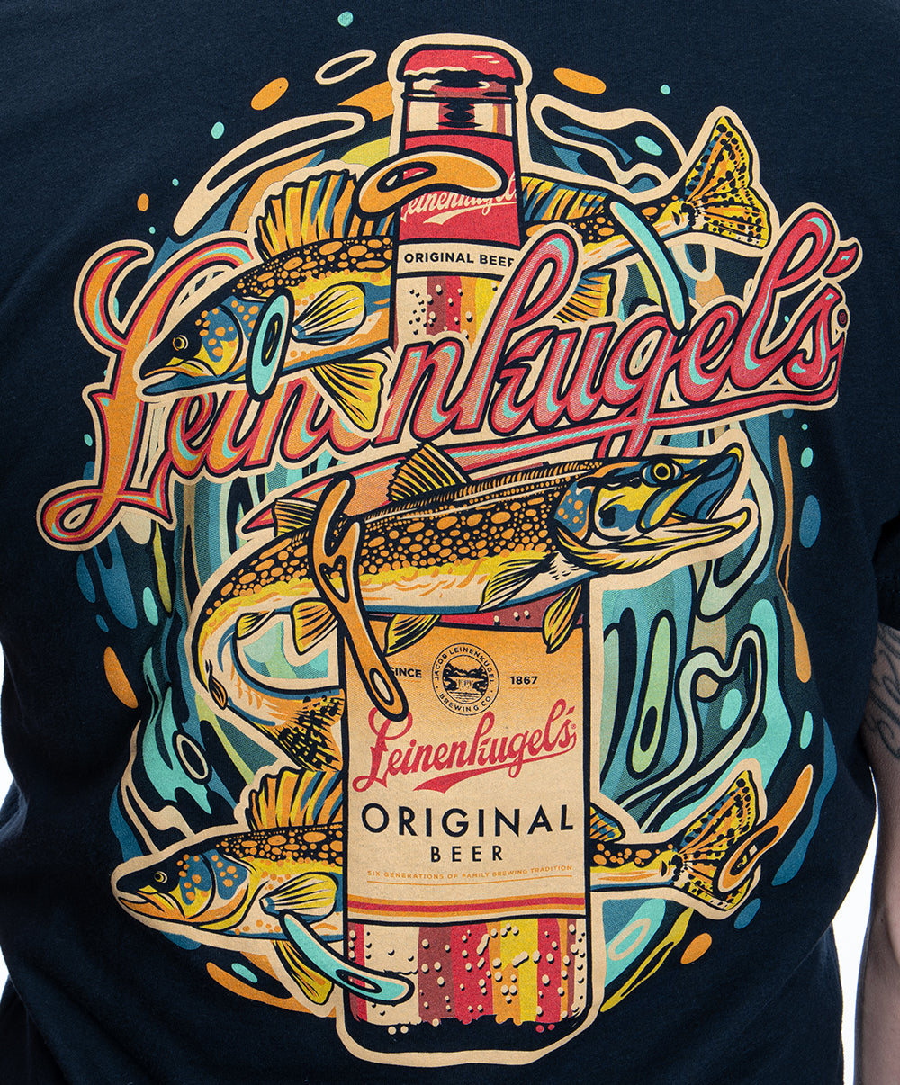 Walleye Bottle Tee