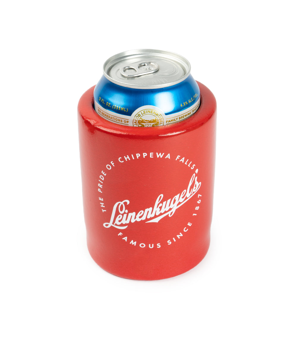 Retro Red Foam Can Cooler – Leinie Lodge