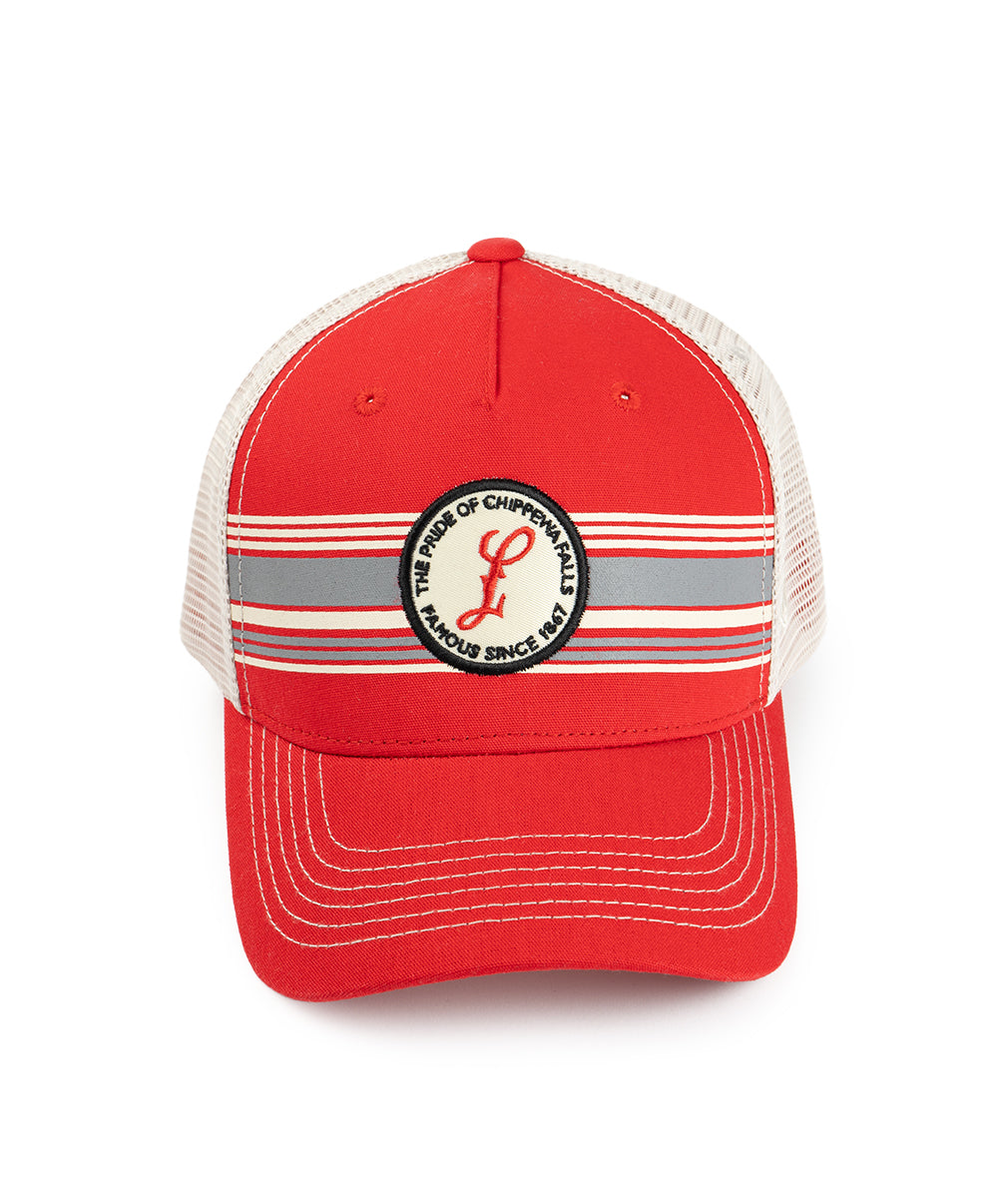 LEINIES RED/GRAY HAT