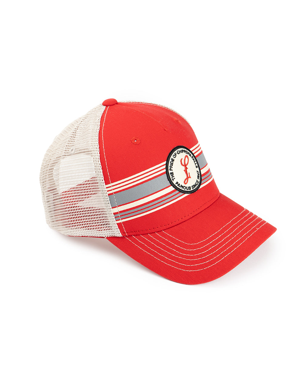 LEINIES RED/GRAY HAT