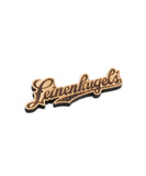 WOOD LEINIES SCRIPT MAGNET