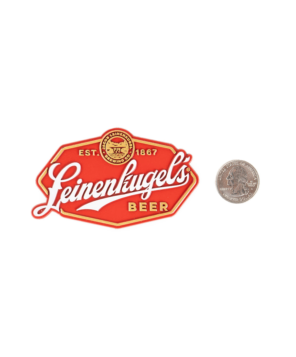 RED SCRIPT LOGO MAGNET