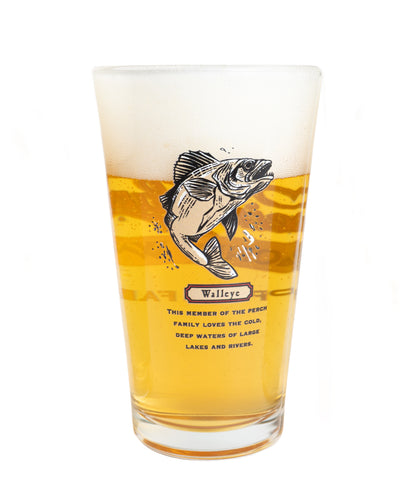 Fishing Pint Glass 4-Pack