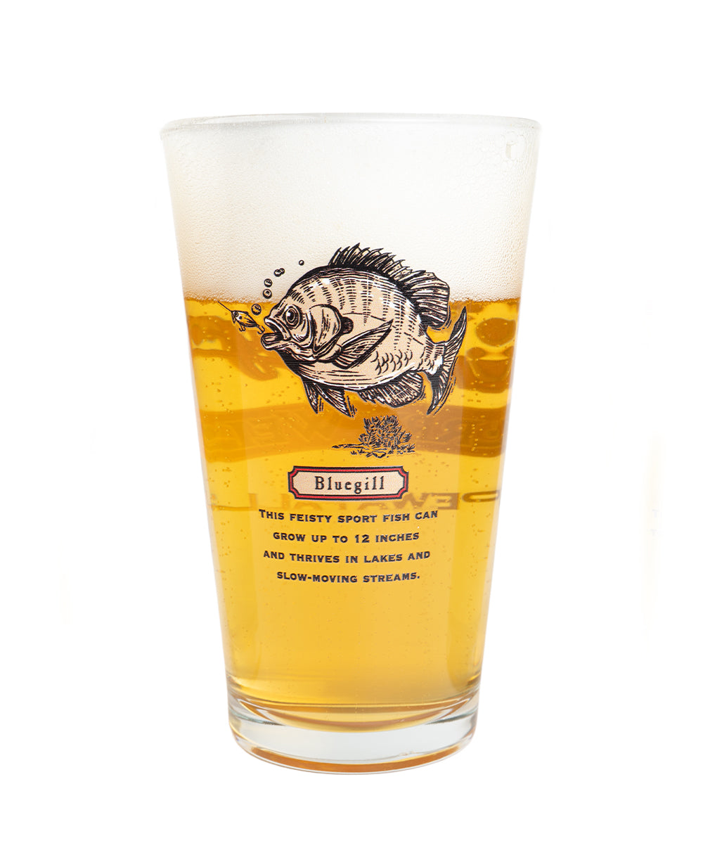 Fishing Pint Glass 4-Pack