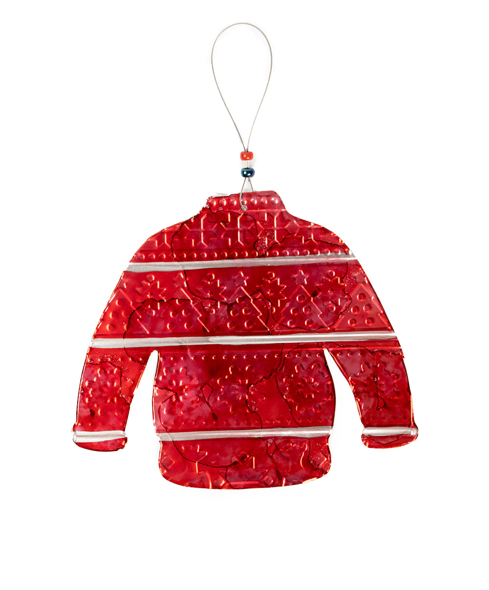 SWEATER UPCYCLED ORNAMENT