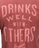 DRINKS WELL RED TEE