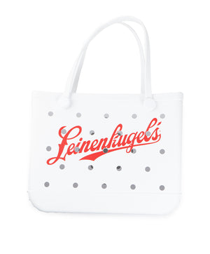 WHITE RUBBER TOTE