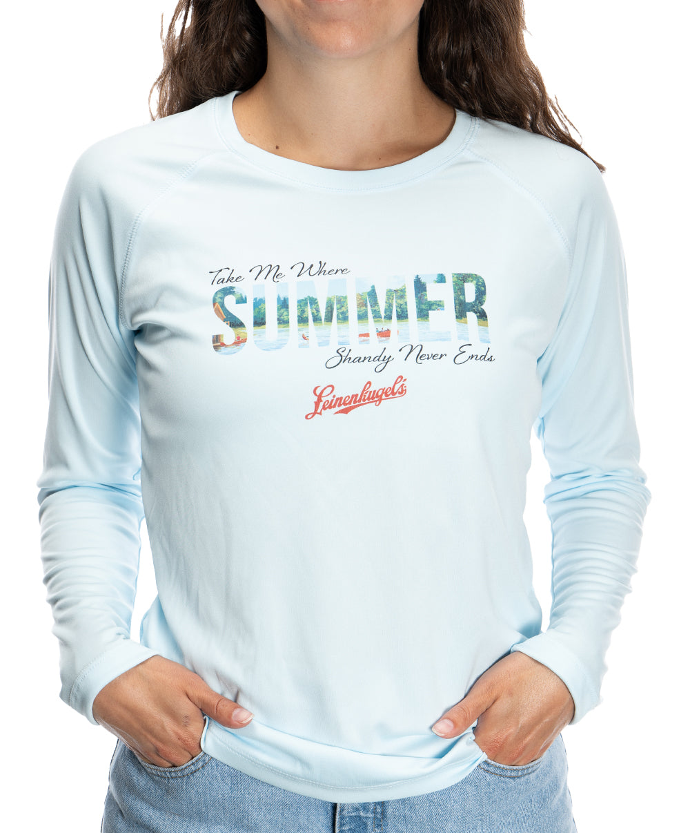 LADIES LS SUMMER SOLAR TEE