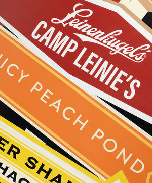 CAMP LEINIES METAL SIGN