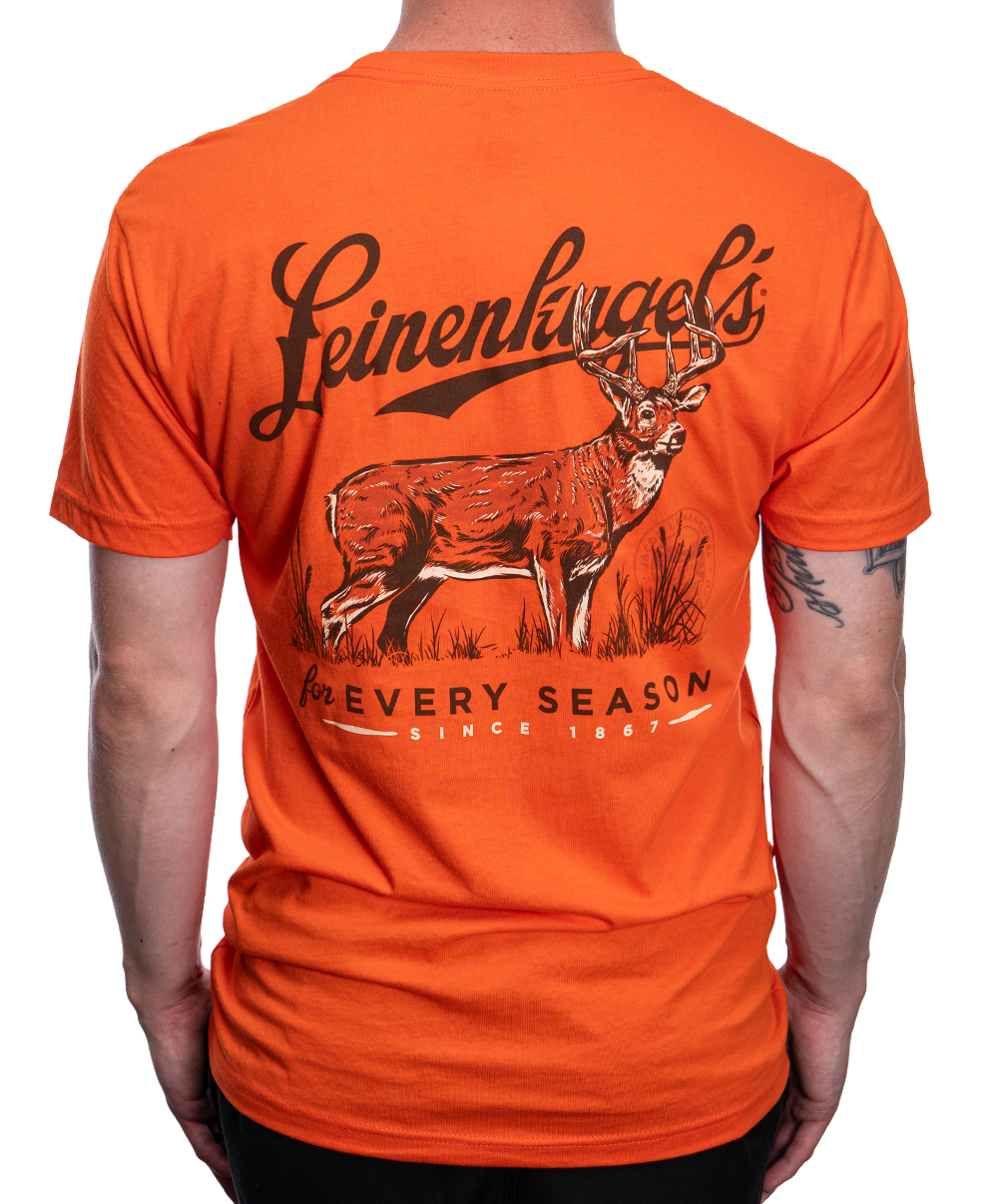 Blaze Orange Deer Tee