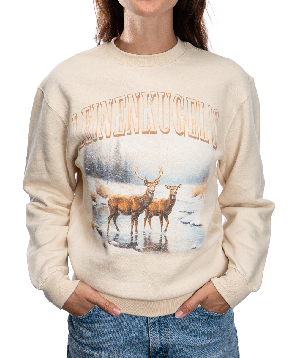 Leinies Vintage Deer Crew