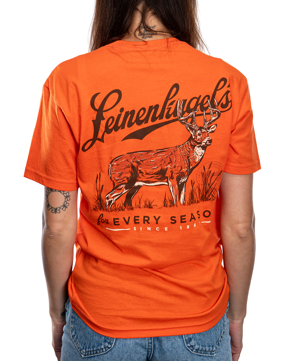 Blaze Orange Deer Tee