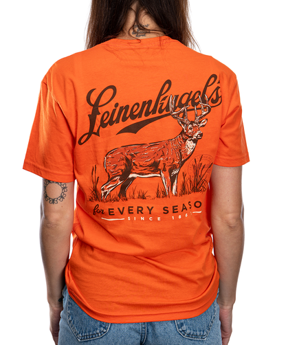 Blaze Orange Deer Tee