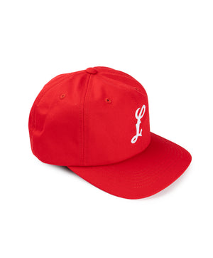 RED FELT PATCH HAT