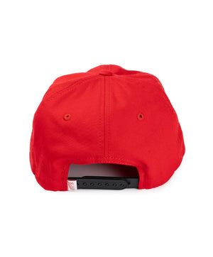 RED FELT PATCH HAT